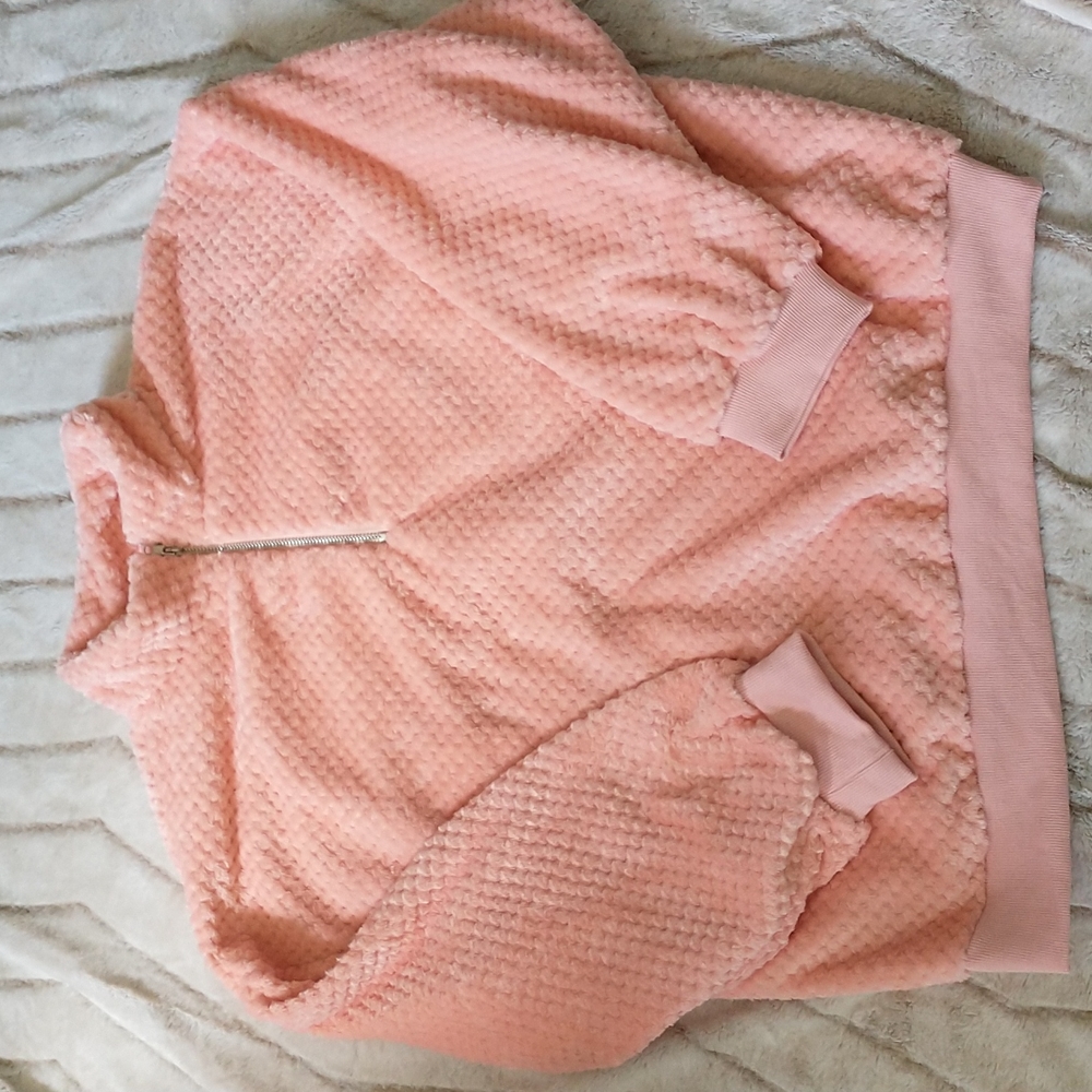 Shein coral pull over